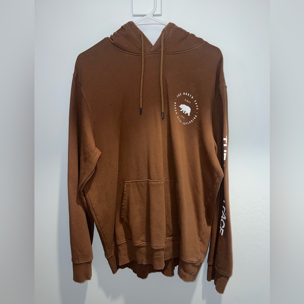 North Face Brown Hoodie